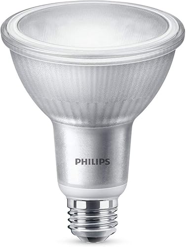 PHILIPS LED regulable PAR30L blanco brillante cuello largo interiorexterior inundación 8.5 W (equivalente a 75 W)
