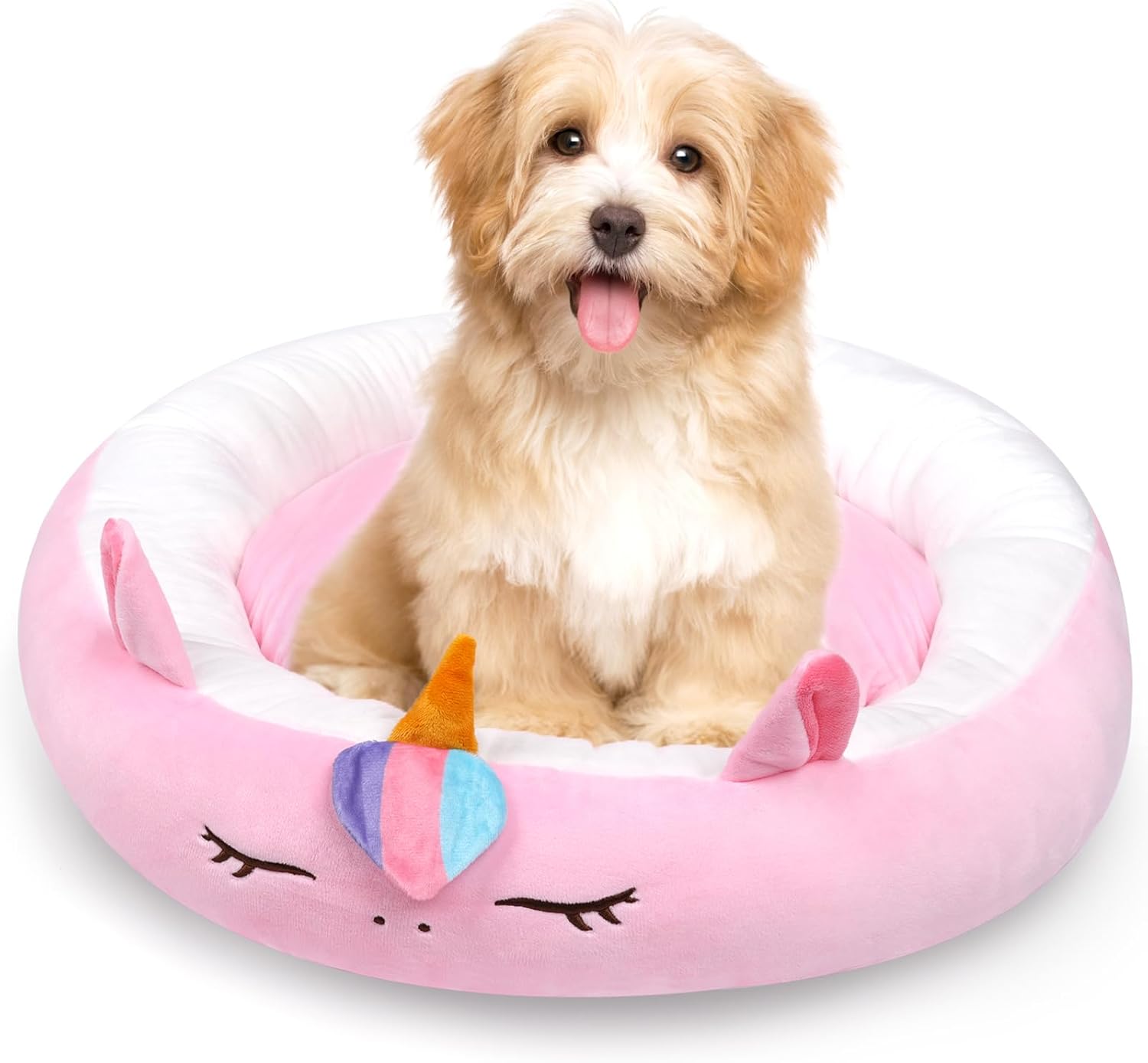 GEWUJATOP Dog Bed21in Pet Bed for Small Medium Dog Puppy