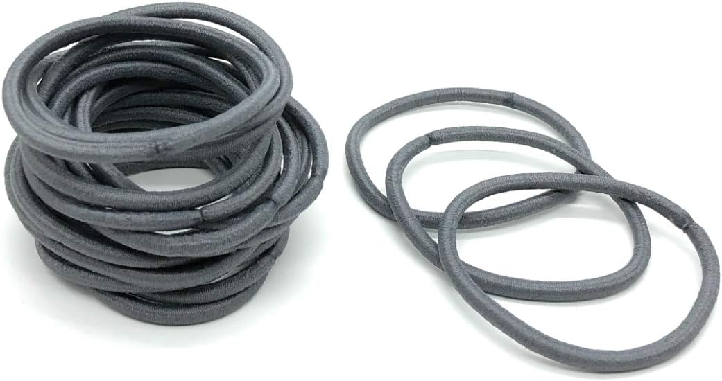 Amazon | A-CRAFT 20本セット 3mm 直径45mm ヘアゴム 結び目なし 金具