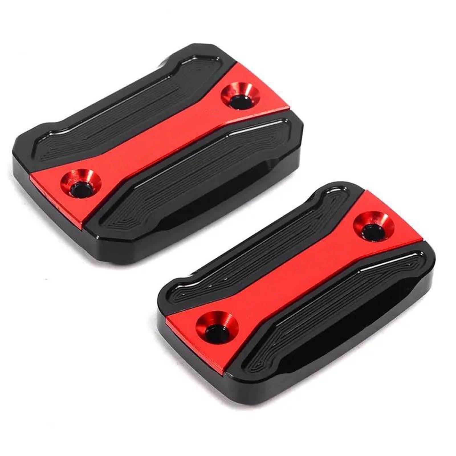 Coperchio Serbatoio Liquido Freni Frizione Anteriore Tappo Motore Tappo Olio Per DUCATI Per Hypermotard Per Monster 796 795 696 695 821(2Pcs Front Caps Red)