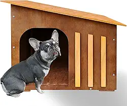 Casinha de Cachorro em Madeira Resistente à Chuva Pequeno Hunda