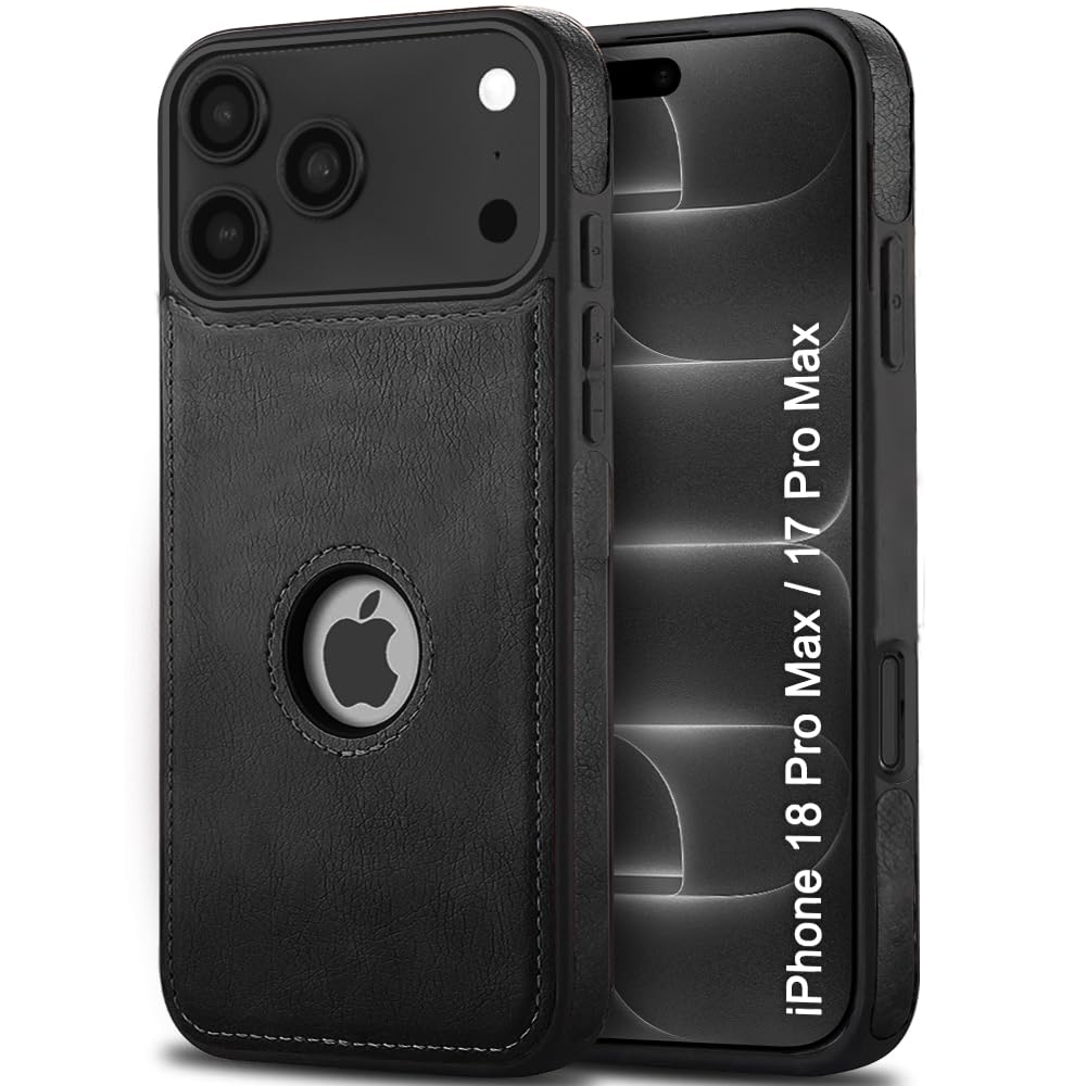 TheGiftKart Genuine Leather Finish Back Cover Case for iPhone 17 | Shockproof Design | Raised Edges for Camera & Screen Protection | Stunning Minimalist Design Back Case Cover (Chrome Sides, Brown) — Amazon image 24