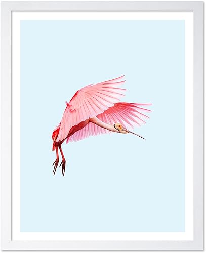 Miniatura 199 de Poster Master Póster vintage de flamenco americano, estampado retro de flamenco rosa, arte de pájaro, regalo para él, ella, amante de los animales,