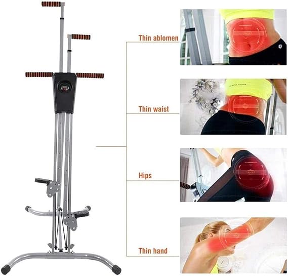Vertical Climber Exercise Machine, Gym Master Heavy Duty Vertical Climber, 5 Gears Adjustable, Foldable Storage, LCD Cou