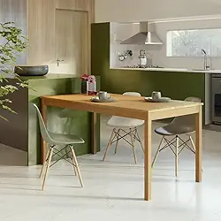 Mesa de Jantar 6 Lugares Madeira Maciça Mandacaru Cabecasa Madeiramadeira