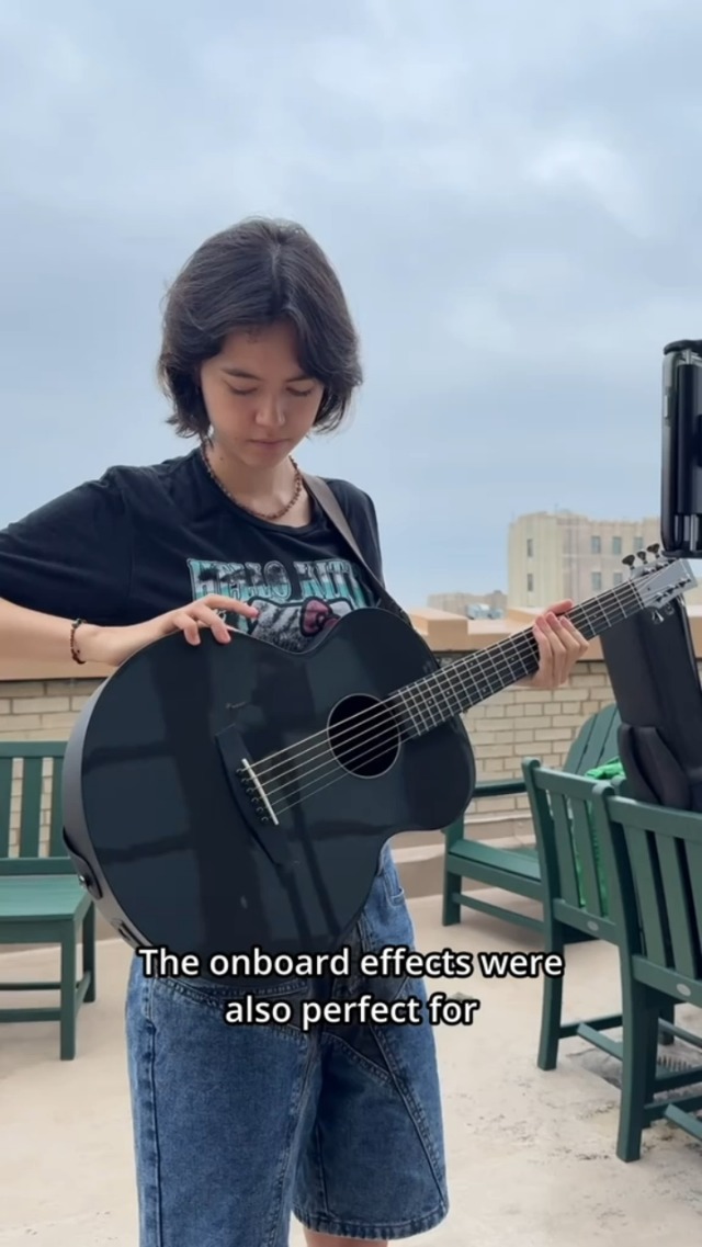 Amazon.com: Enya Acoustic-Electric Guitar X3 Pro Mini Carbon Fiber