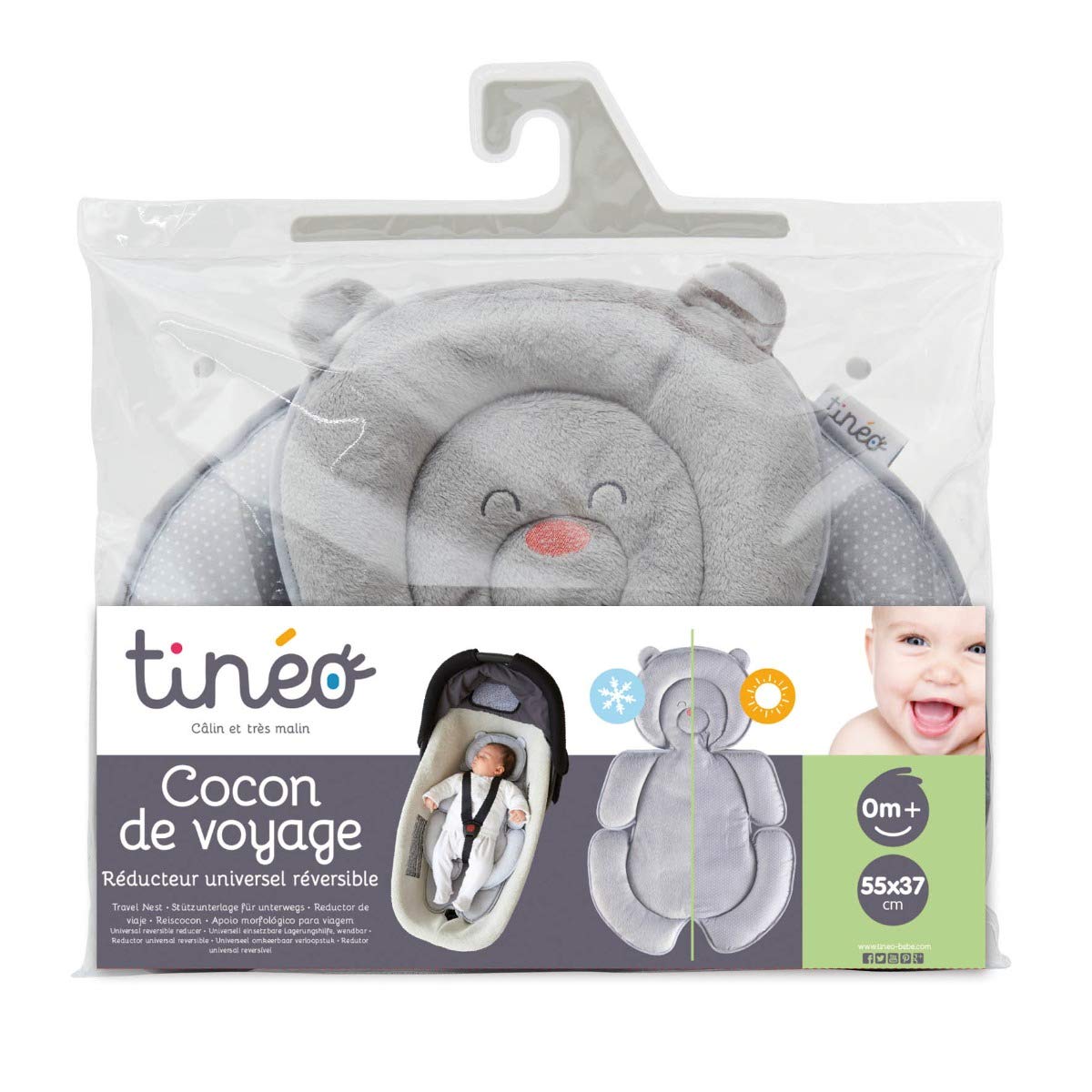 Tinéo - Cocon De Voyage - Gris - Universel