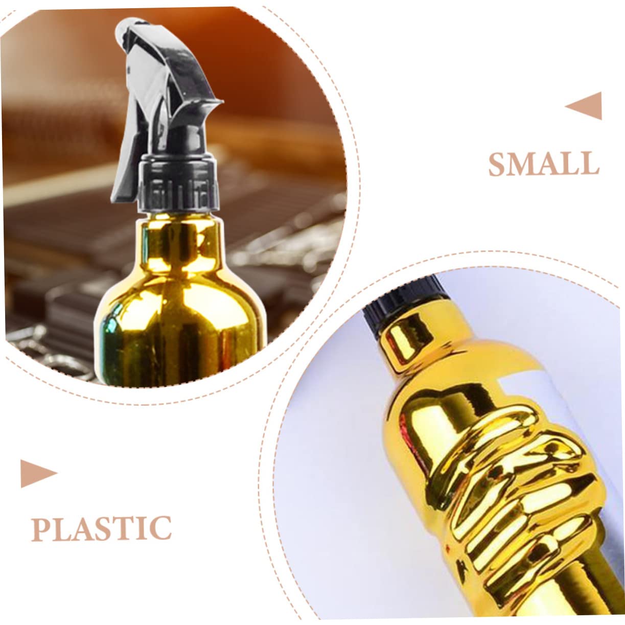 FOMIYES 5pièces Bouteille De Spray Rétro Vaporisateur Multifonctionnel Pour Coiffeurs Et Salons Brumisateur Pratique Pour Coiffure Et Soins Capillaires
