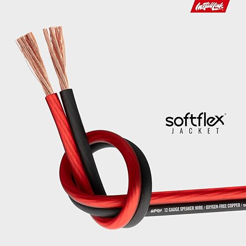 Miniatura 7 de Cable de altavoz de cobre puro calibre 12 (OFC) por Install Link, 100 pies, para automóvil o cine en casa