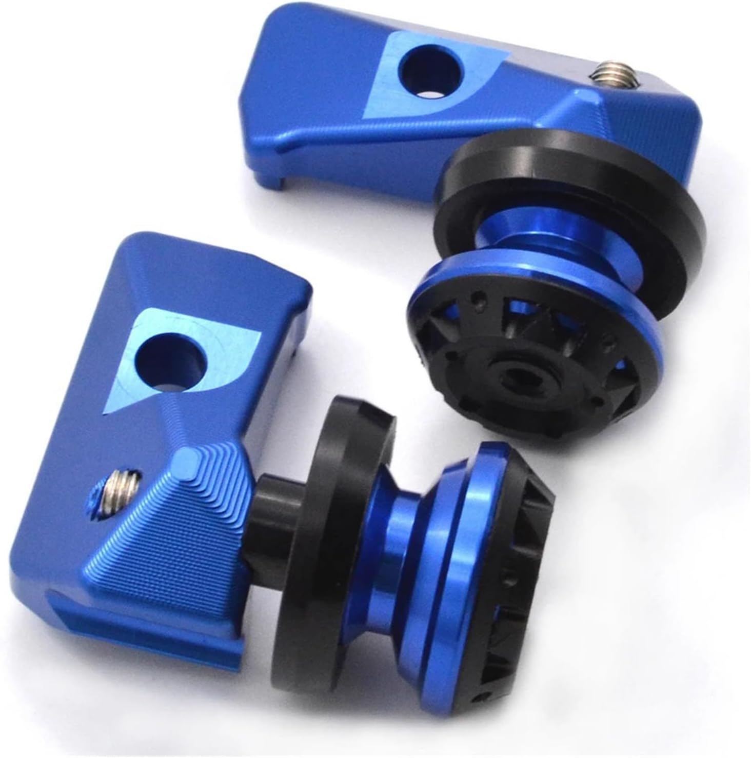 Compatible YZF-R25 YZFR25 13-18 YZF-R3 YZFR3 YZF R3 R25 ABS MT 03 25 MT03 MT25 Rear Axle Spindle Chain Adjuster Blocks Protector (Color : Titiuam)