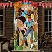 Western Party Decorations, West Cowboy Photo Booth Props, Large Fabric West Cowboy Photo Door Banner Background, Funny Western Games Supplies for Wild Western Cowboy Party, 6 x 3 Ft