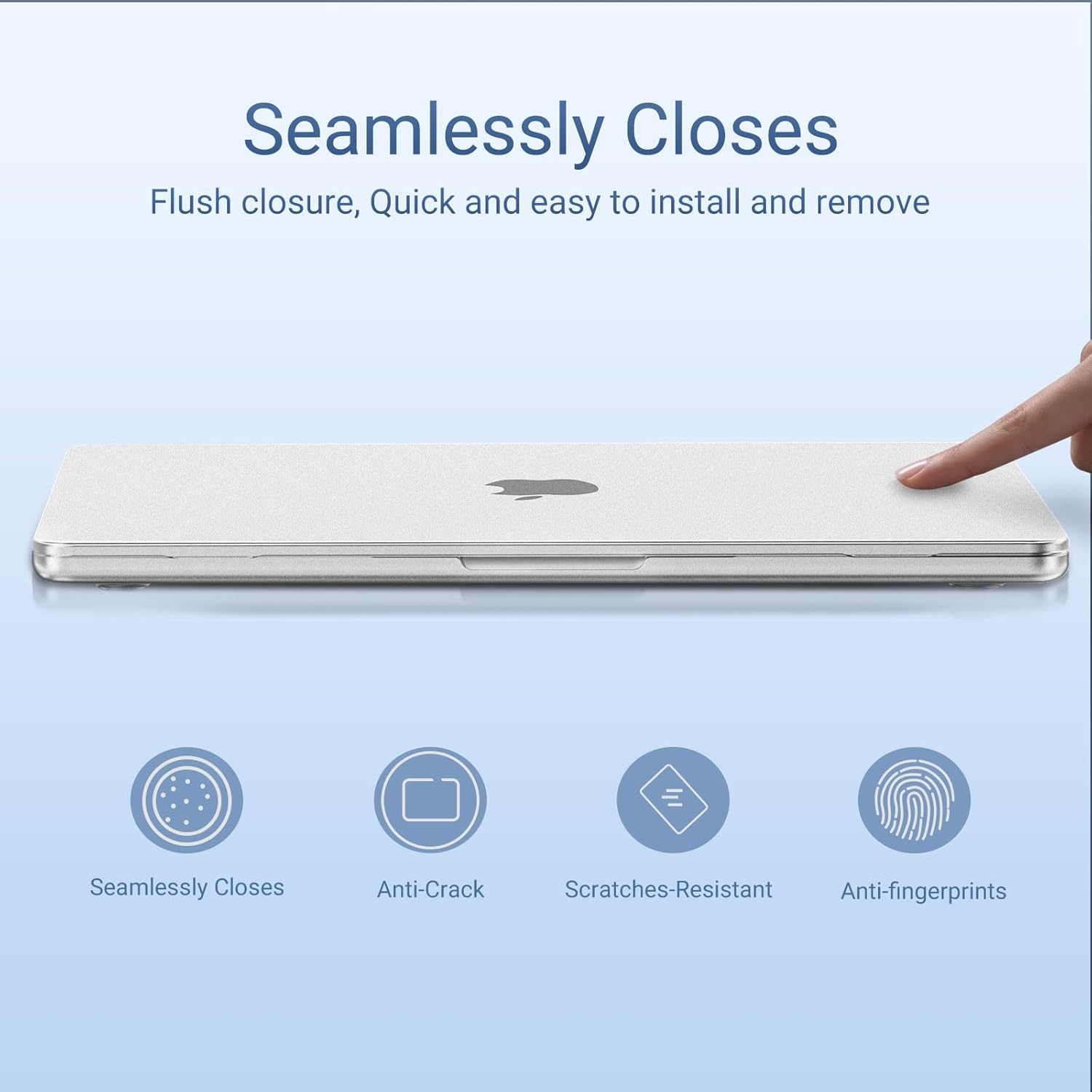 MOSISO Compatible with MacBook Neo Case 13 inch 2026 Release Model A3404, Precision-Matched to Laptop Color, 4 in 1 Kit Ultra-Thin Crack&Fingerprint Resistant Protective Hard Shell Cover, Matte Clear