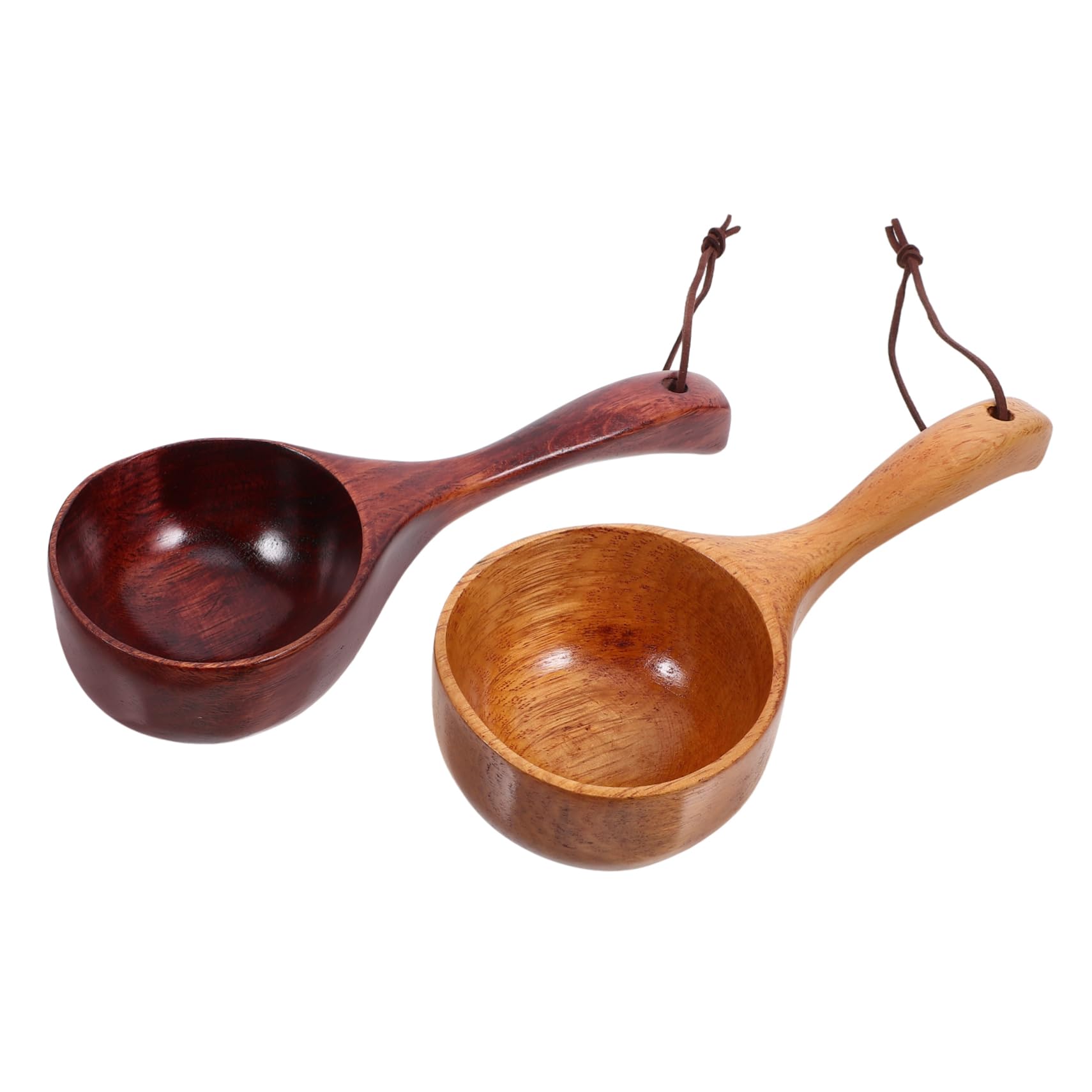 PRETYZOOM 8piezas Cucharas De Madera Para y Arroz De Mango Utensilios De Cocina Ergonómicos Para Cocinar y
