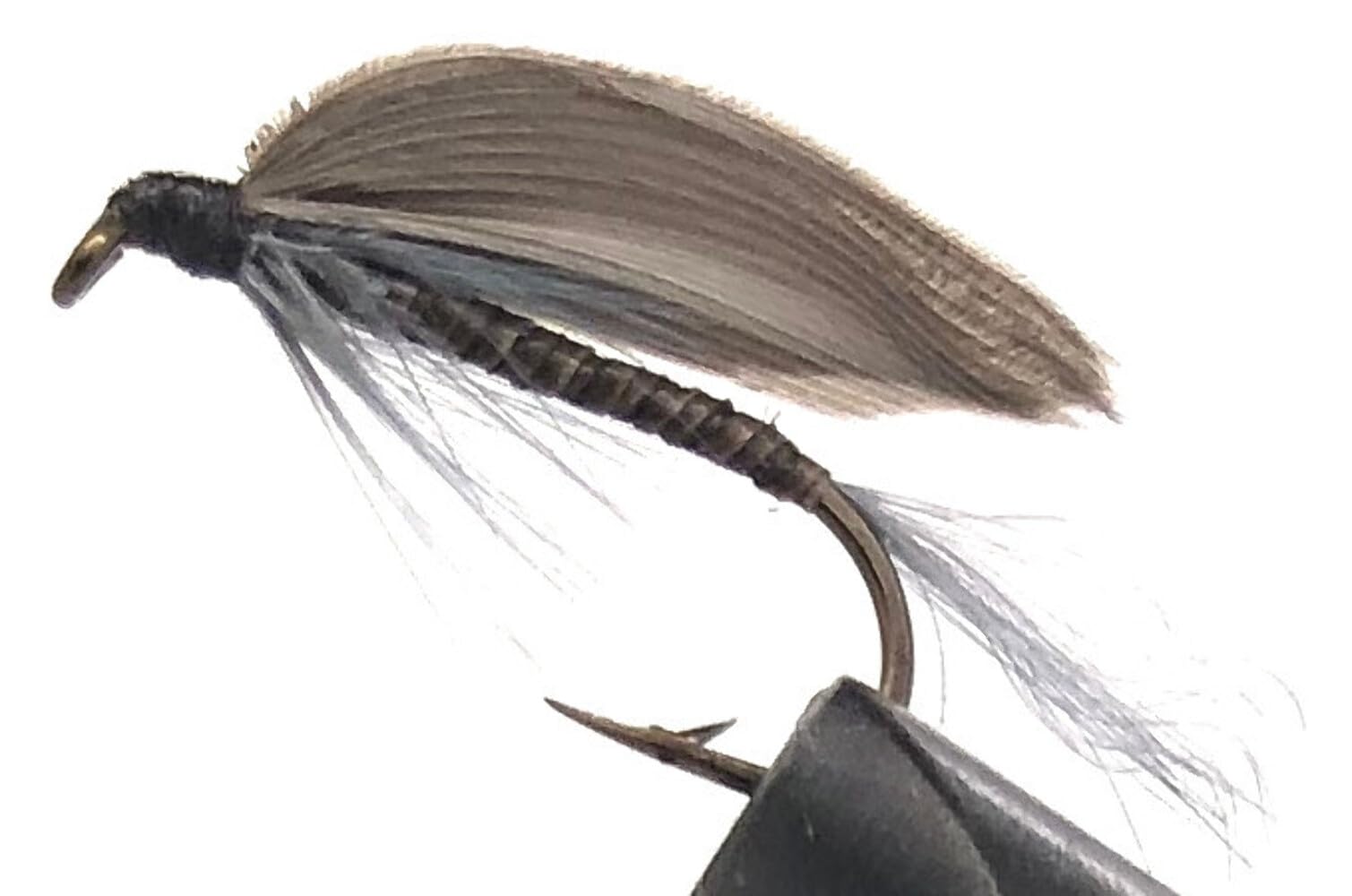 10 Flies - Wet Blue Quill on a Bronze 8 Mustad Hook - 0306