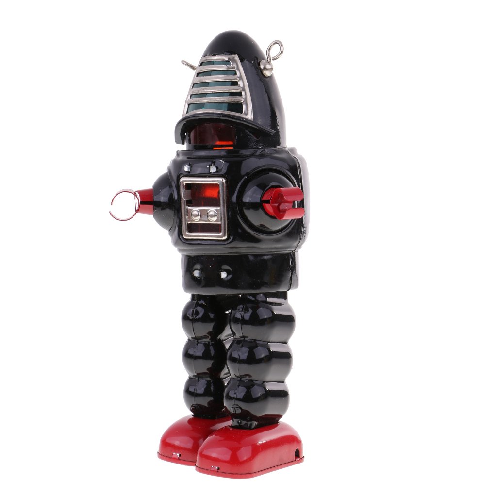 Buy MonkeyJack VINTAGE RETRO BLACK ROBOT TIN TOY CLOCKWORK WINDUP