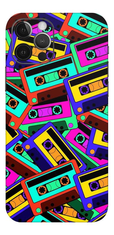 Image of Mobile Skin Sticker Compatible with Apple iPhone 12 Pro Skin Not Back Cover, Camera & Back Protector Mobile Skin Wrap; iPhone 12 PRO-KE-111