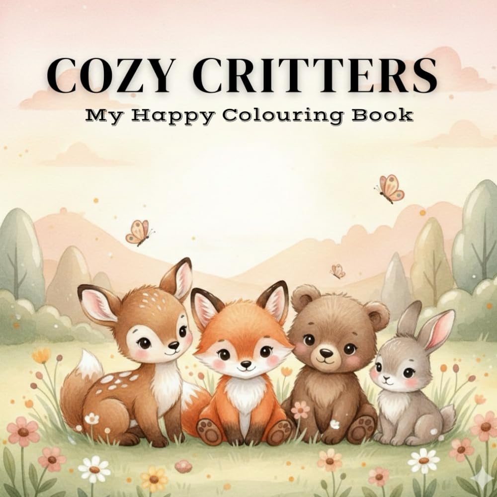 Cozy Critters: My Happy Colouring Book