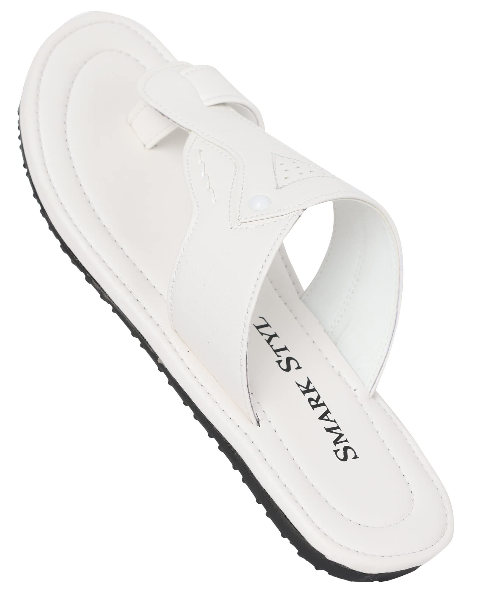 Smark Styl Mens Slipper (White, numeric_9) (B09B63V8N2) Amazon Price History, Amazon Price Tracker