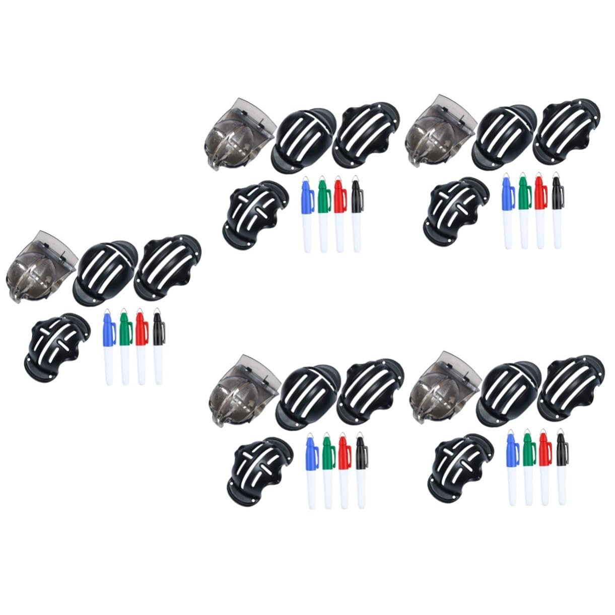 Toyvian Zeilenzeichnung Set Linienmarkierung Golfmarker Werkzeug Zum Zeichnen Von Kugeln Markierungsgolf Strichzeichnungsmarker Golf-Tool Golfausrüstung Abs Zufällige Farbe