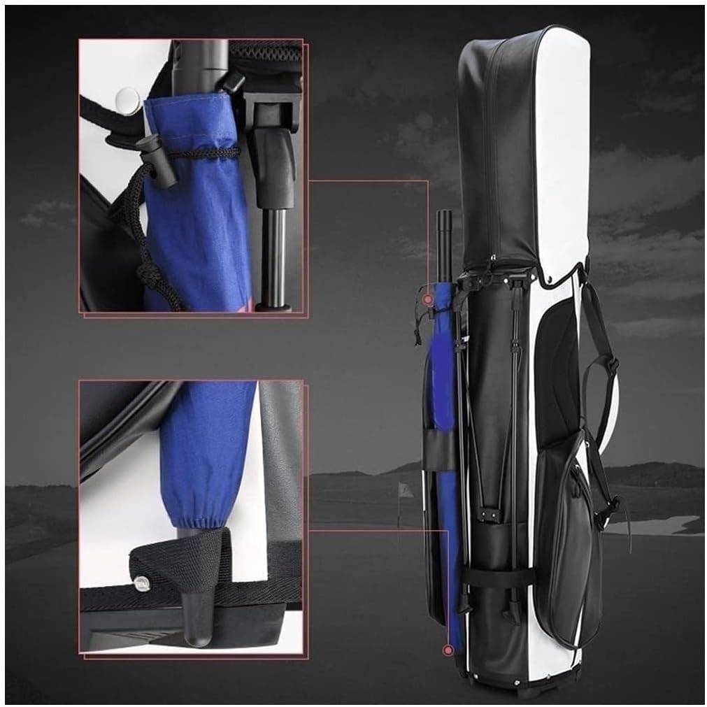 Golf Club Cart Bags Golf Club Carry Golf Stand Bags for Men Women Portable Lightweight Bags Golf Club Organisers (Color : Blue) Vision