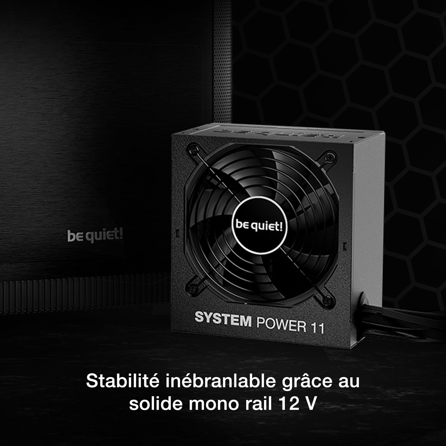 be quiet! System Power 11 650W Bloc d’Alimentation, Alimentation ATX 3.1, Compatible avec Les Cartes Graphiques PCIe 5.1, Ventilateur Silencieux Thermo-régulé 120 mm, Solide Mono Rail 12 V