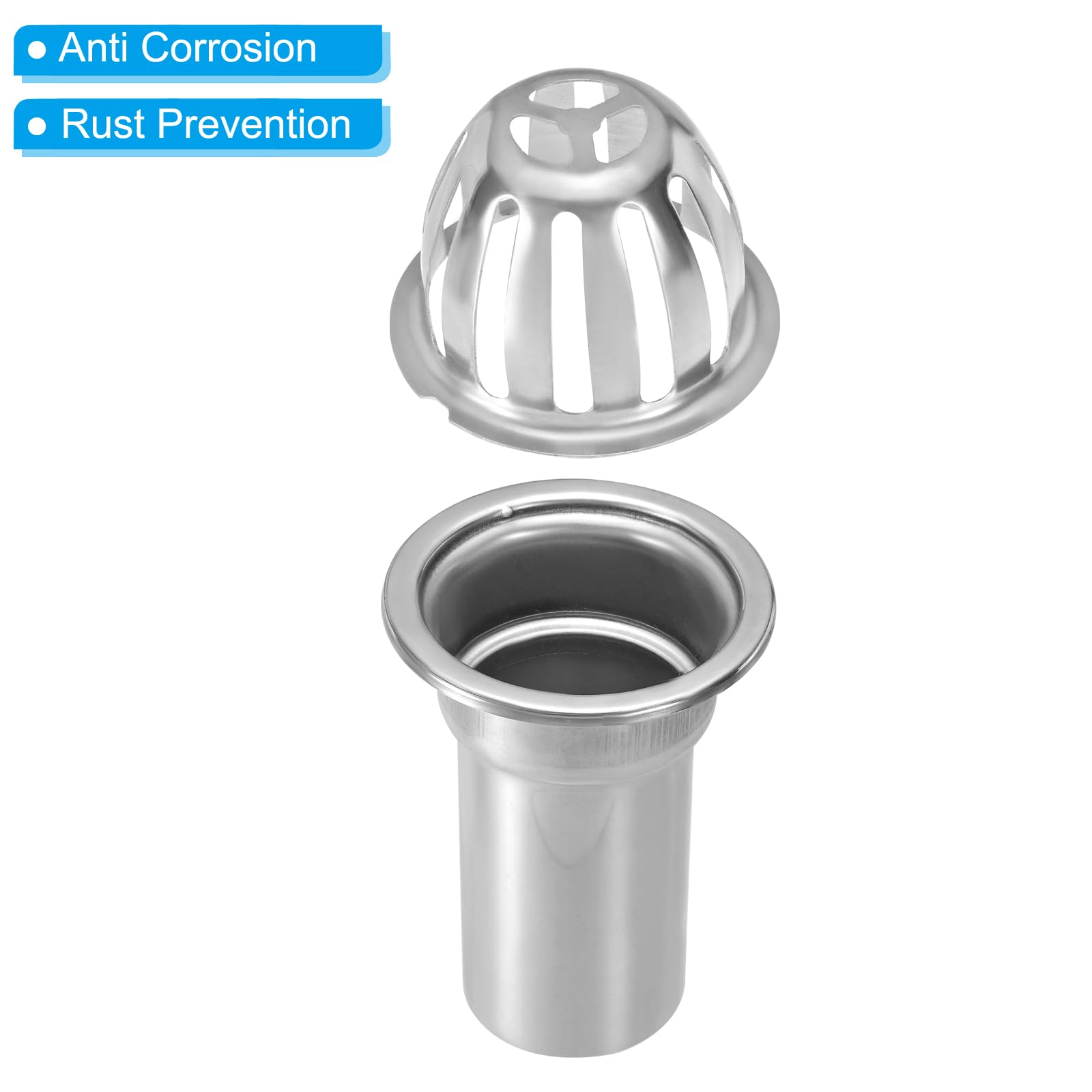 PATIKIL Dome Gutter Guard, Stainless Steel Downspout Strainer - Image 4