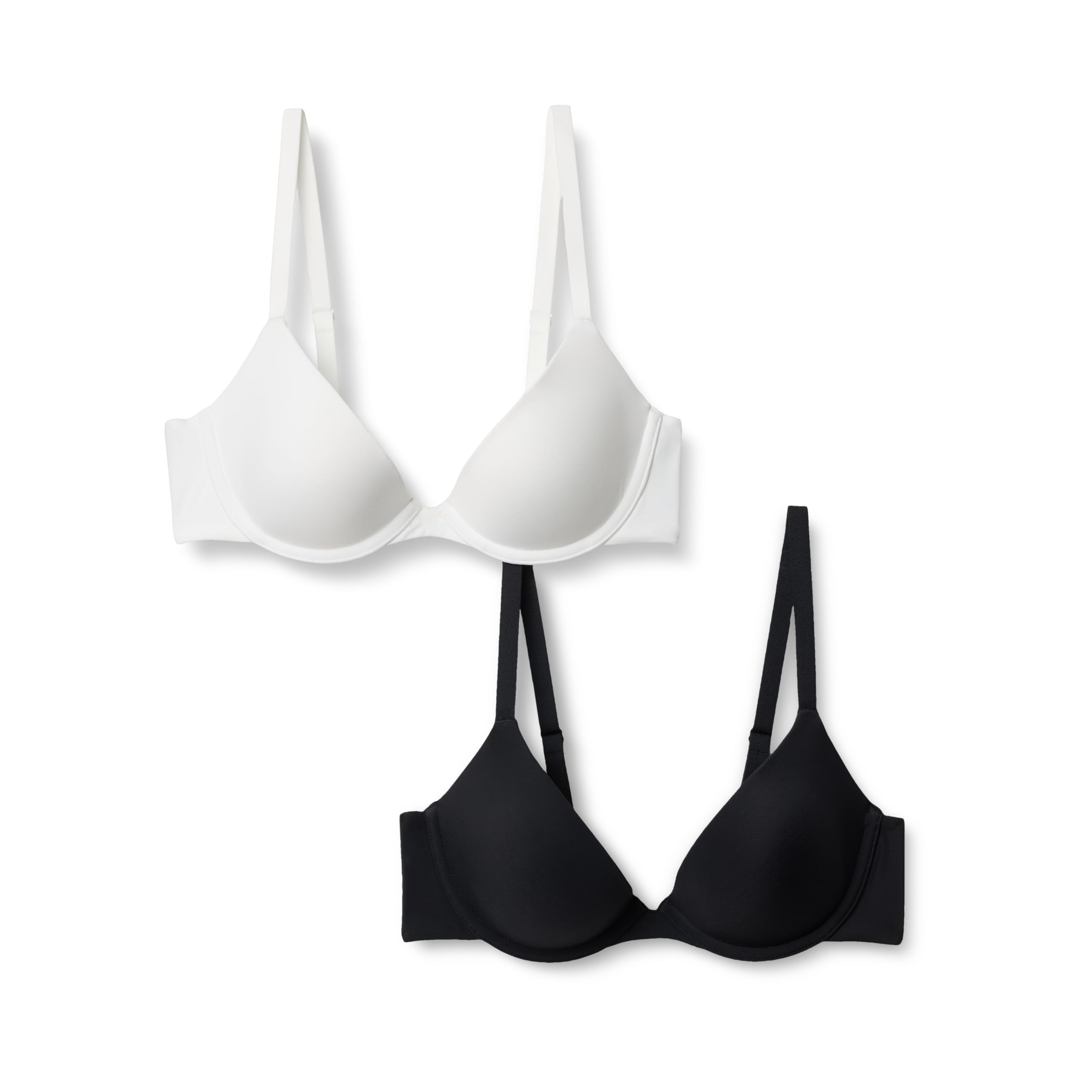 Amazon Essentials Maglione a Girocollo Leggero in Felpa Francese, Vestibilità Comoda Donna, Confezione da 2