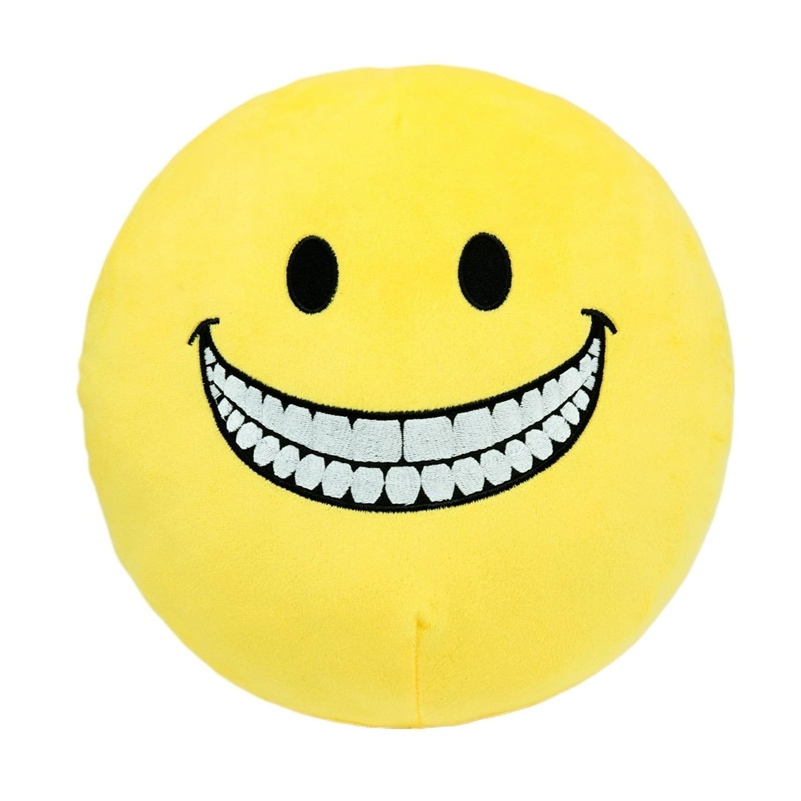 KUKUShining Verity Plush Toy, Soft Smiley Face Horror ARG Stuffed Dolls Plush Toy(Yellow-1,25cm/9.8in)