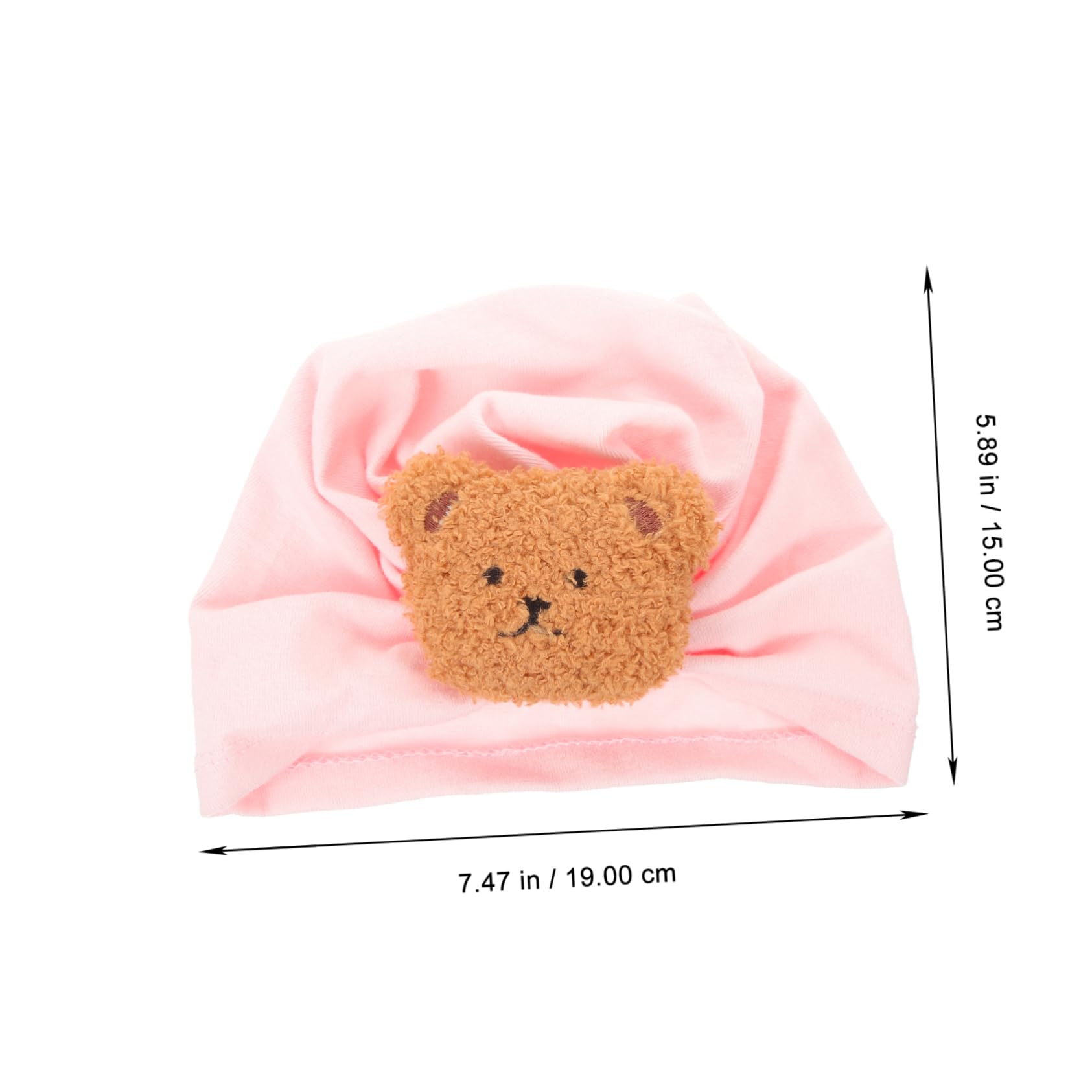 PACKOVE 5pezzi Cappellino Neonata Carino Cotone Cappello Elasticizzato per Bambina Adatto Ragazzo Ragazza e Ragazzo Ragazza Design Unico e Morbido per Feste e Occasioni Speciali