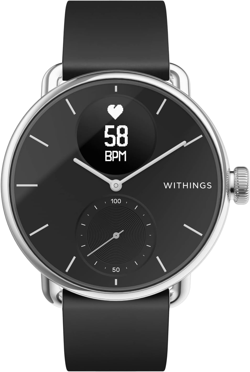 Withings ScanWatch Horizon – Hybrid Smart Watch with ECG, Heart Rate, Oximeter - 30 Day Battery Life - Smart Watches for Women, Smart Watch for Men, Fitness Tracker - Android & iOS