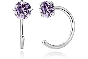 Small Huggie Half Hoop Earrings