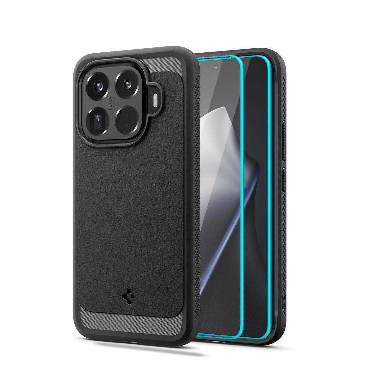 Pack Spigen Rugged Armor pour Pixel 9a avec coque transparente et protection d’écran antichoc - 8