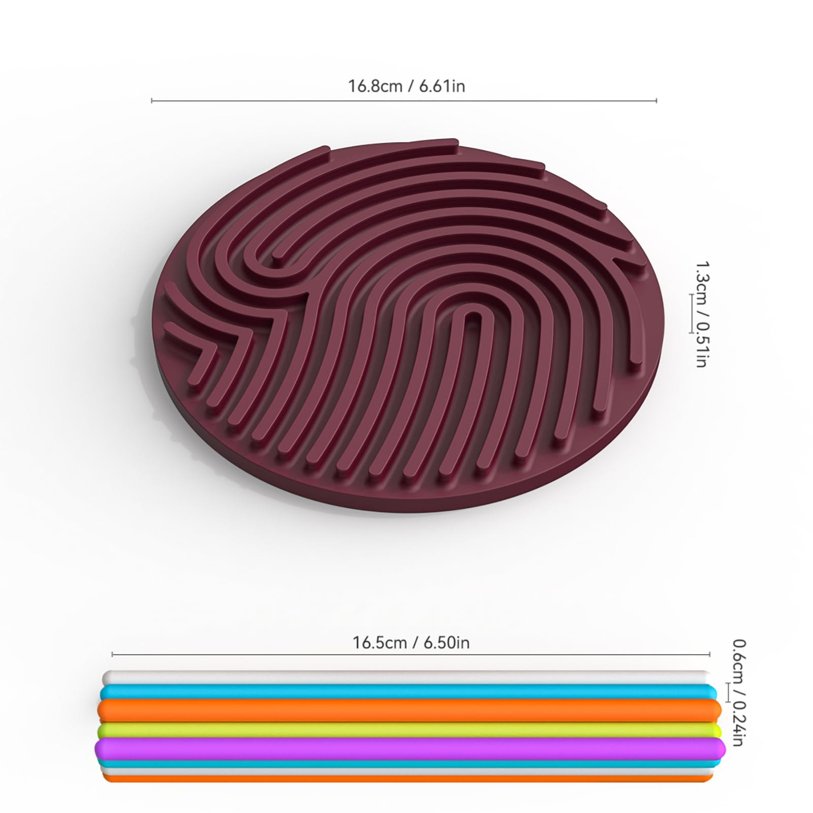 Planche Sensorielle Silicone Fidget – Lot 3 Avec 48 Cordes – Thème Noël – Cadeau Enfant 3+