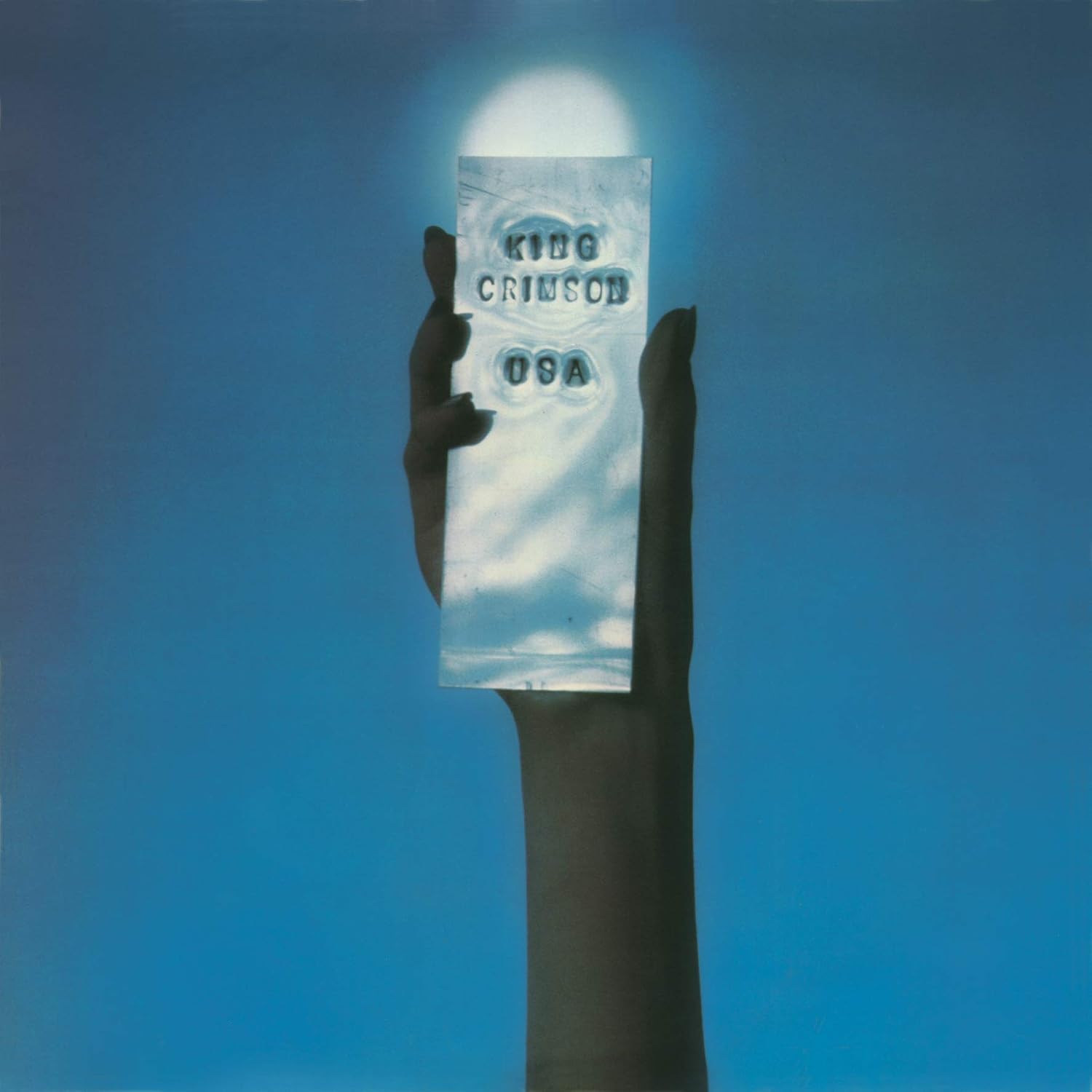 USA - 50th Anniversary Limited Edition 200gm Blue Sparkle Vinyl por King Crimson — capa do álbum