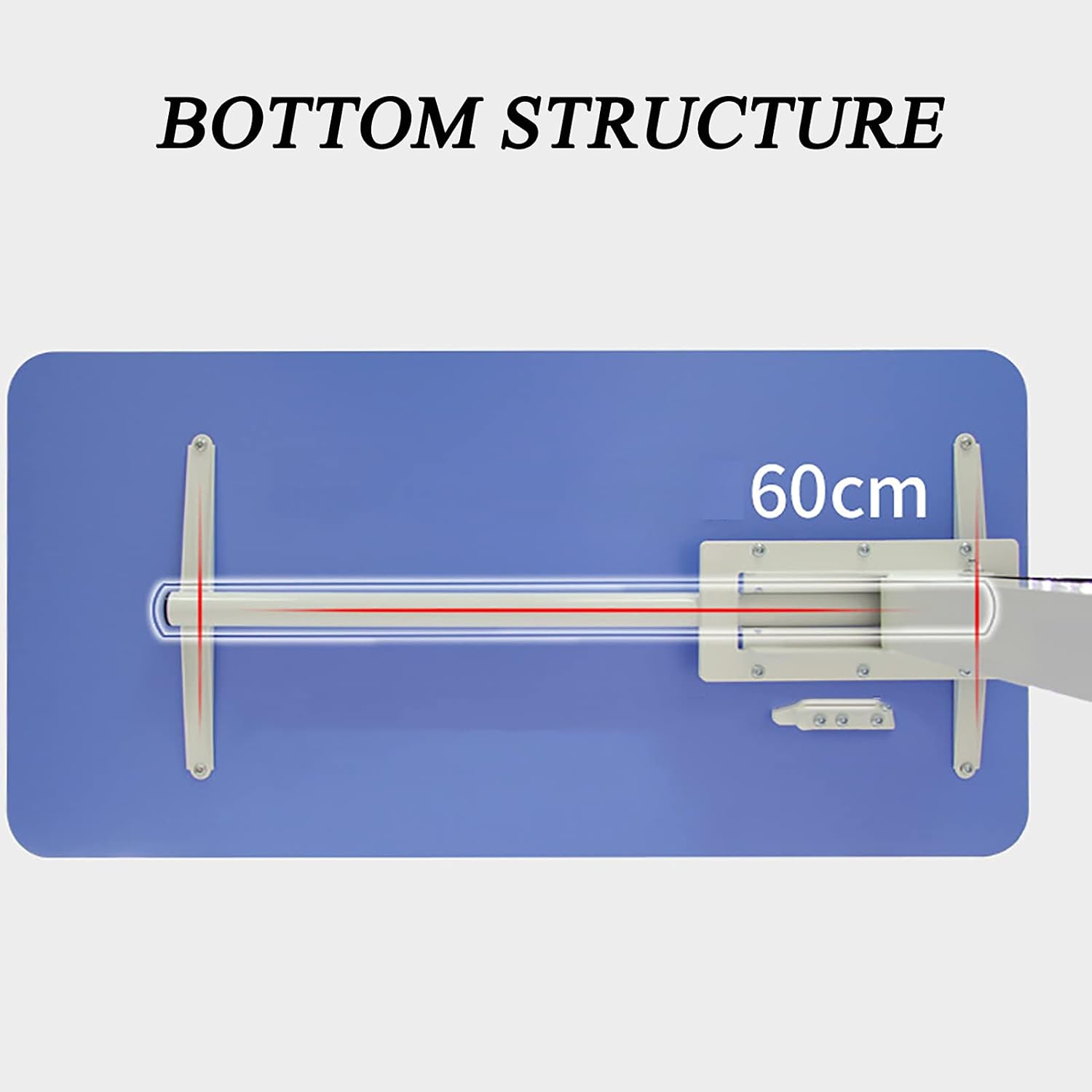Laptop cart Pneumatic Adjustable Height Laptop Desk, Sit and Stand Mobile/Ergonomic Design Laptop Cart, Workstation for Classrooms/Offices/Home(Color:Blue)