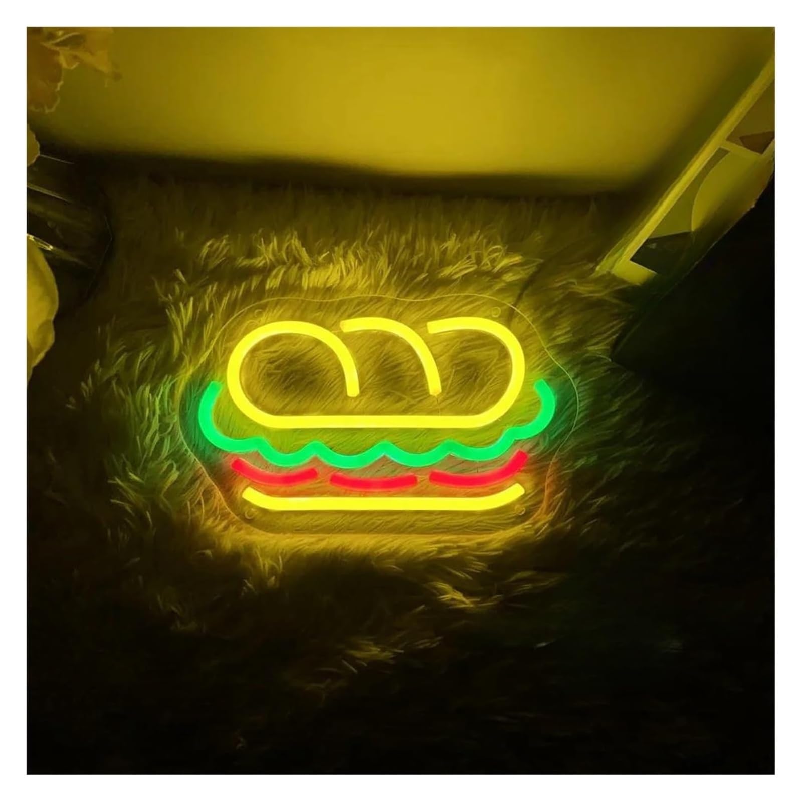 Per insegne al neon, a sandwich regolabili, adatte per decorazioni murali di ristoranti(24cmx40cm)