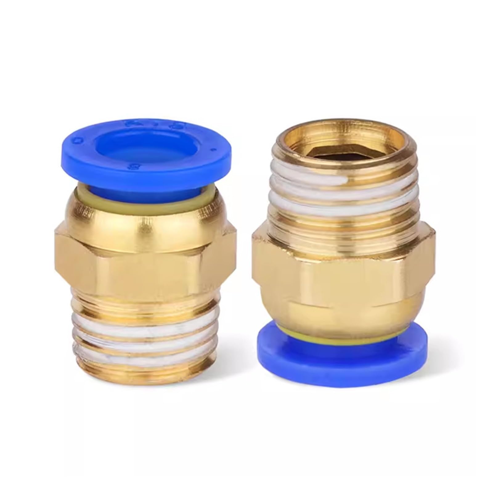 Adaptery do przyłączy rurowych 5-częściowy szybkozłącze 4mm 6mm 8mm 10mm X M5 M6 M8 M10 M12 M14 M16 M20 Gwint męski prosty szybkozłącze pneumatyczne One Touch Air(8mm-M20x1.5 5PCS)