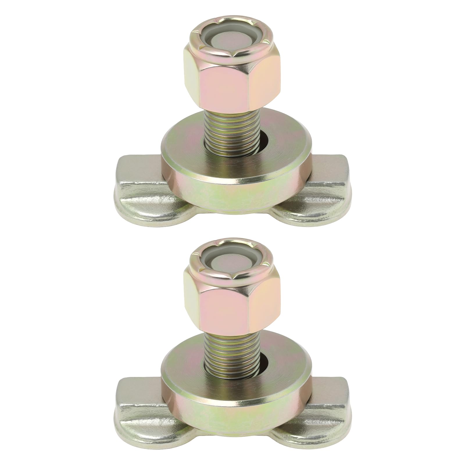 Be In Your Mind 2Pcs Airline Track Stud Fitting M10 L Track Threaded Bolt for Truck Bed Trailer Cargo Pickup RV ATV