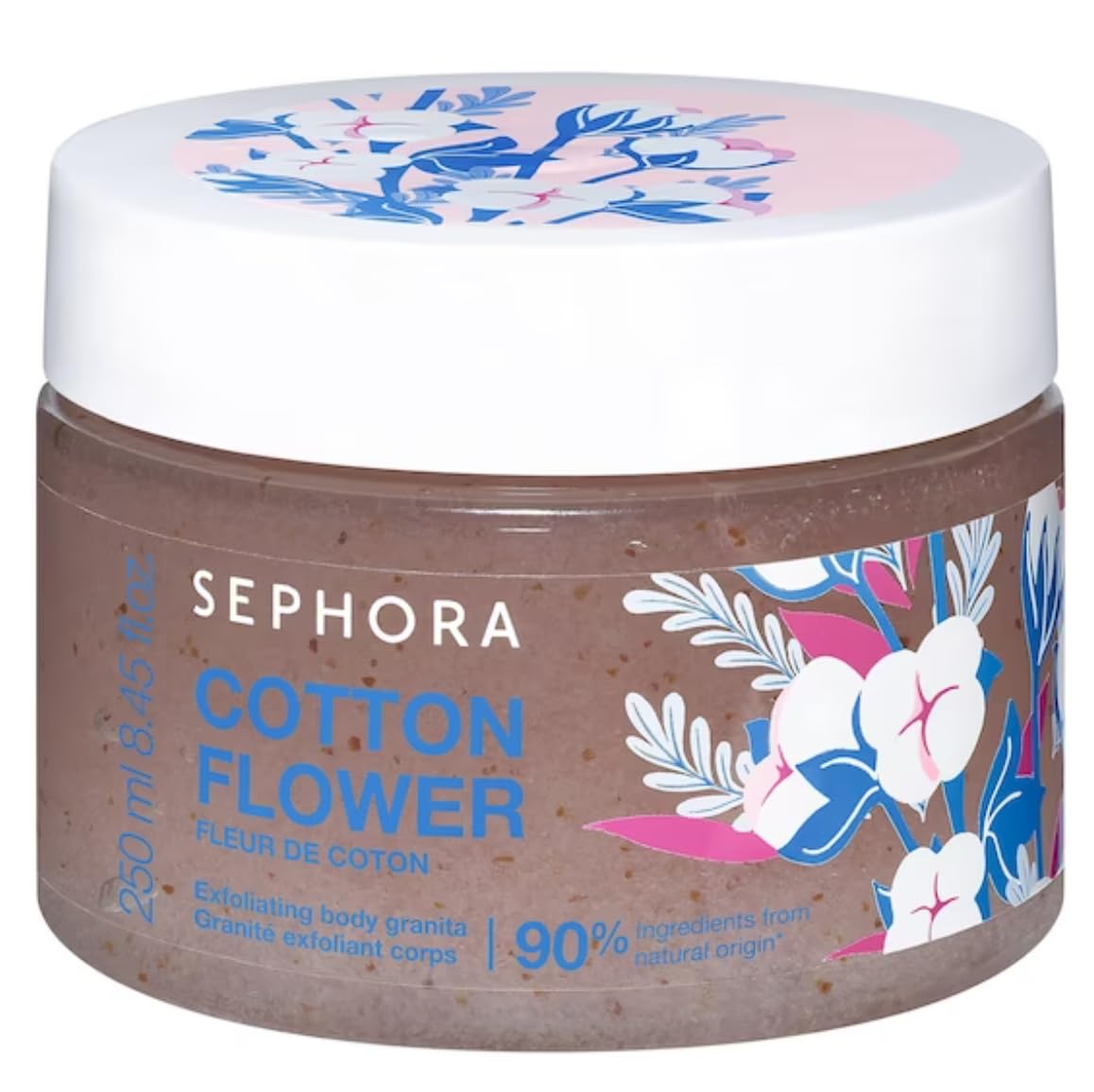 Sephora Cotton Flower Exfoliating Body Granita, 250ml: Buy Online