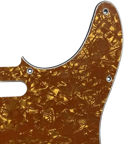 Miniatura 36 de KAISH 8 agujeros Tele Guitarra Golpeador TL Pick Guard Scratch Plate para Estados Unidos/México Telecaster/Tele Negro 1 Capa