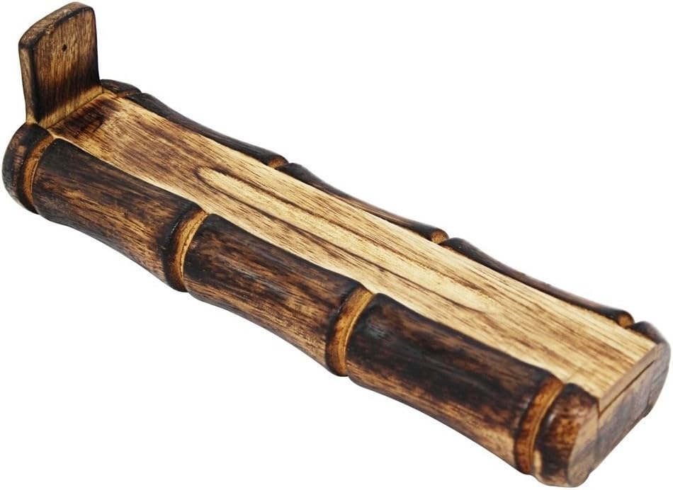 Ramakrishnananda, Bamboo Stick Incense Holder with Storage
