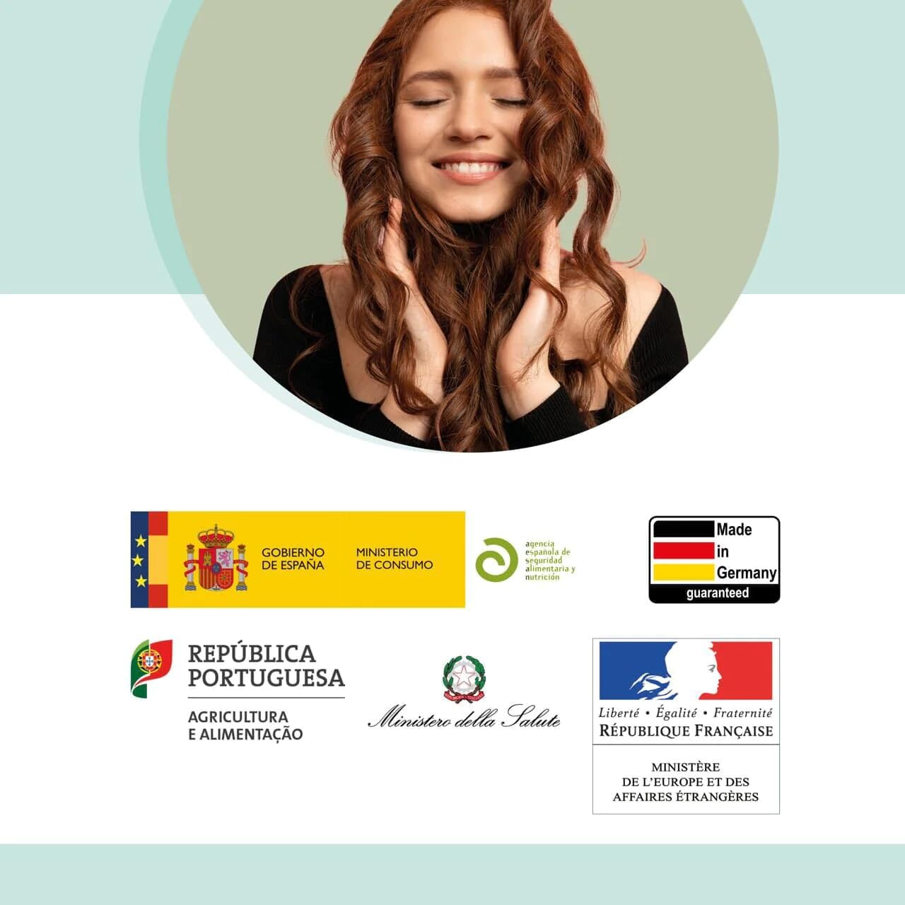 SanaExpert® Haar Forte Gold | Suplemento Capilar Vegano para Fortalecer el Cabello | Pastillas con Vitaminas, Bambú, Melanina, Biotina y Zinc | 60 Cápsulas | Fabricado en Alemania (Paquete de 2)