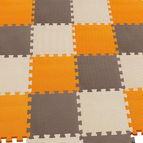 Image of 18 Pieces Puzzle Play Mats, Soft Baby Play Mat, Kids Interlocking Foam Floor Tiles, Toddlers Carpet Playmats G301018-102106110