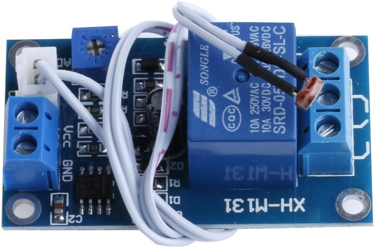 Wrisky 12V Light Control Switch Photoresistor Relay Module Detection Sensor XH-M131