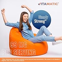Vista 4 de Vitamatic Potasio 99mg – 250 Tabletas – Cloruro de Potasio para la Función Muscular, del Corazón y de los Nervios – Apoyo de Electrolitos – Sin OMG