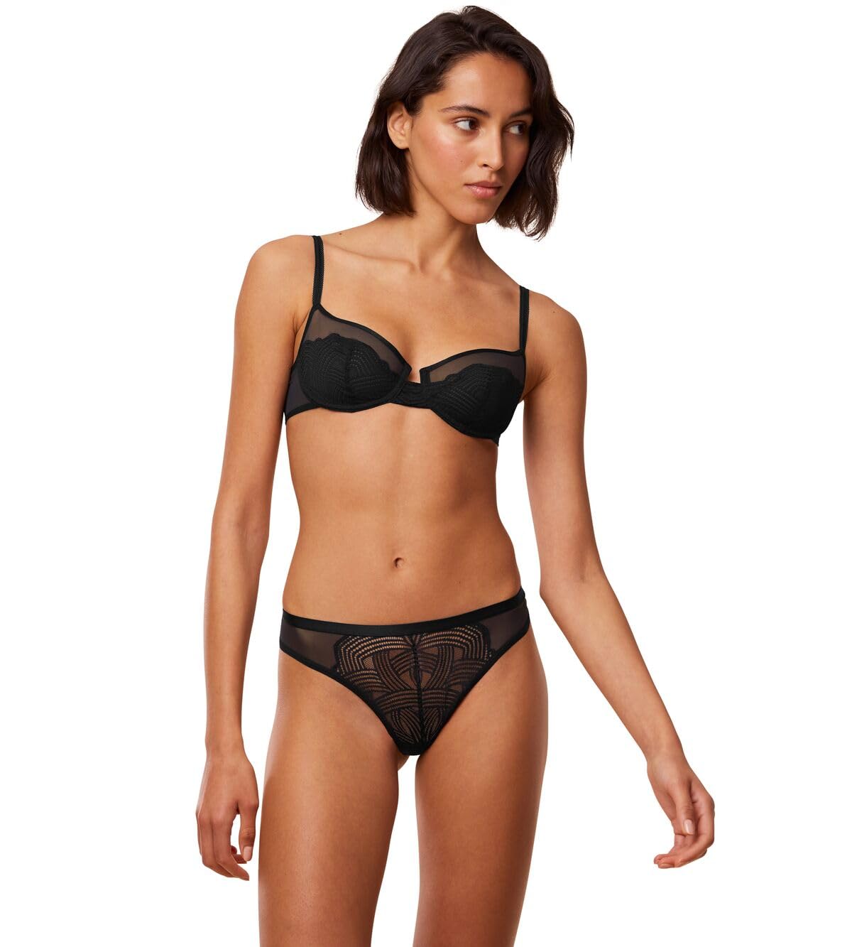 Triumph Women's Delightful Spotlight W Bra, Dark Blue, 34B