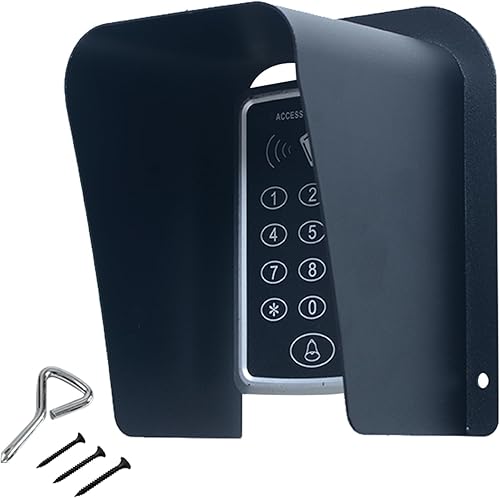 Cubierta de lluvia para timbre de puerta, cubierta de control de acceso de metal, protector de cámara de video, timbre de acero laminado en frío,