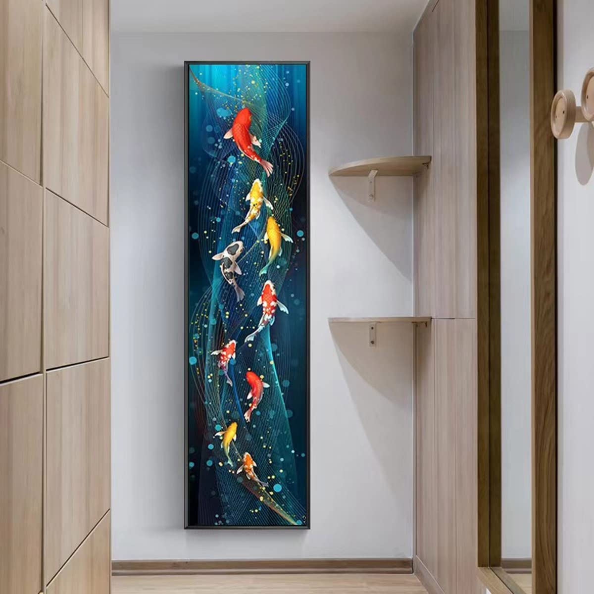 Instarry Diamond Painting 5D Banchi Di Pesci 70x40cm: Relax E Arte Da Creare Con Le Tue Mani!