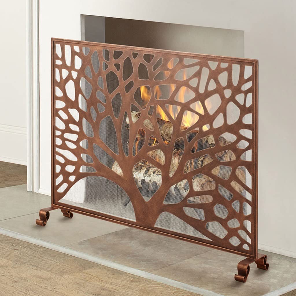 Schermi per Caminetti di Guardia Pannello camino schermo in ferro battuto casa camino partizione partizione mesh cavo verticale camino bar protezione della sicurezza Accessori per Caminetti in Rete De