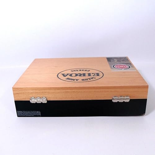 Miniatura 7 de Eiroa Salud Amor Pesetas CBT Maduro - Caja vacía de madera para cigarros (9.25 x 7 x 2.5 pulgadas)